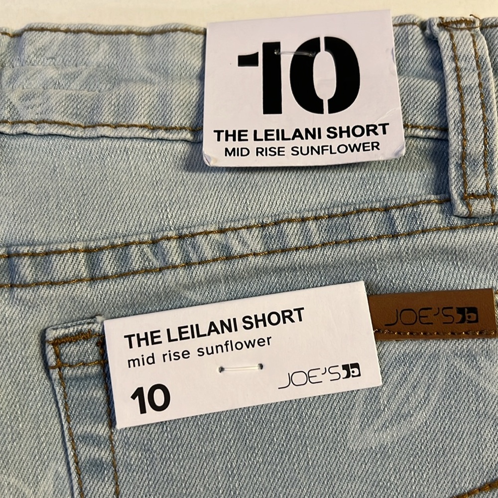 Joe's jeans girls Leilani Sunflower Print Denim Short Size 10 - Picture 3 of 3